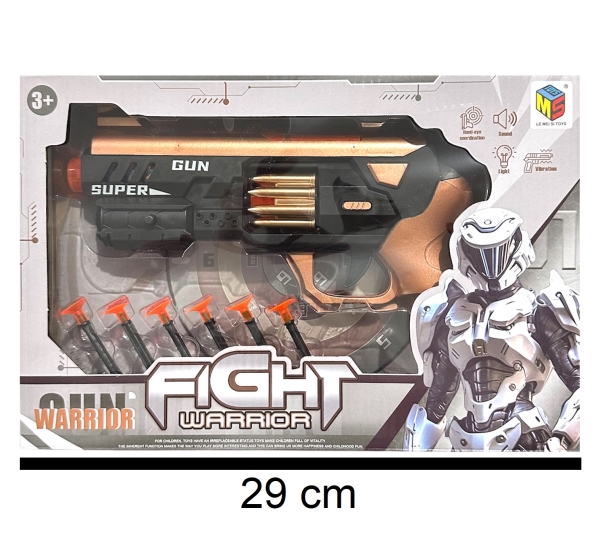 Juguetes Pistola Lanza Dardos Musical, a pilas al por mayor