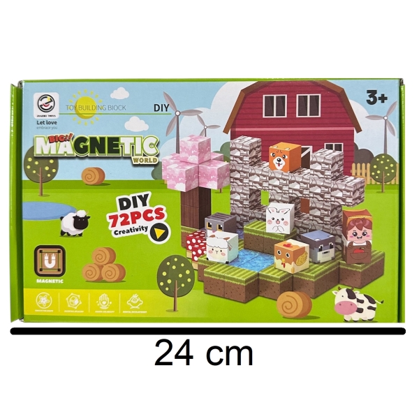 Juguetes Bloques Magnéticos x72, al por mayor