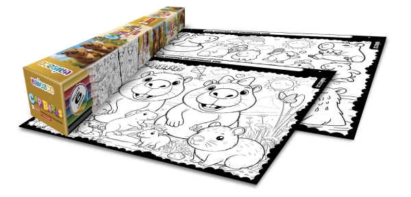 Juguetes Lamina para Colorear Capibara, al por mayor