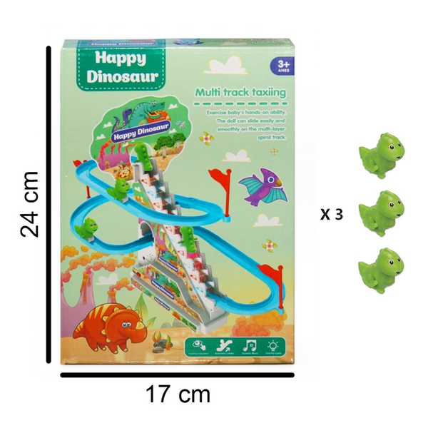 Juguetes Pista con Escalera Dino, a pilas al por mayor