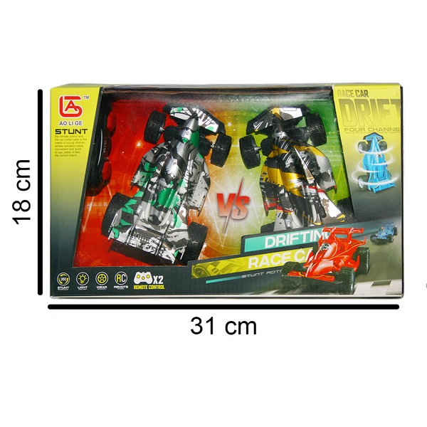 Juguetes Radio Control - Autos x2, a pilas al por mayor