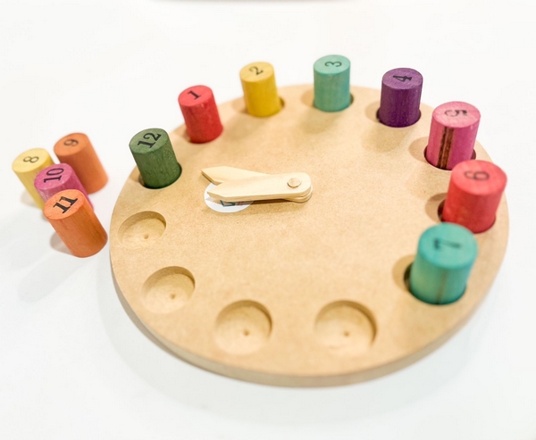 Juguetes Didáctico de Madera - Reloj, al por mayor