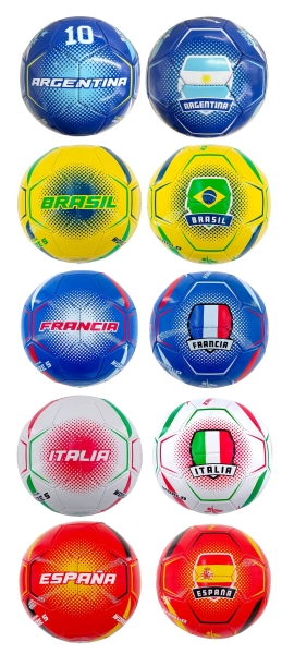 Juguetes Pelota de Futbol n5 280g - Paises, al por mayor