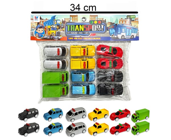 Juguetes Vehiculos x12 Pull Back, a friccion al por mayor