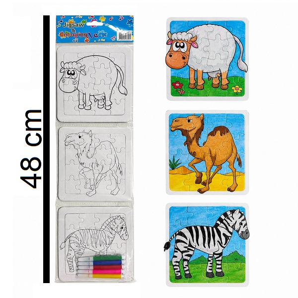 Juguetes Rompecabezas x3 Coloreables, al por mayor