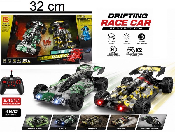 Juguetes Radio Control - Autos x2, a pilas al por mayor