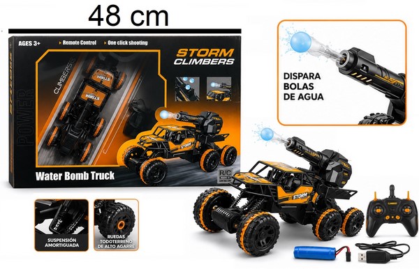 Juguetes Radio Control - Camioneta Lanza Agua, a pilas al por mayor