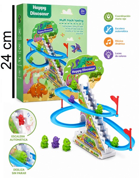 Juguetes Pista con Escalera Dino, a pilas al por mayor