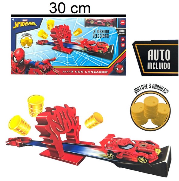Juguetes Pista Lanza Autos Spiderman, al por mayor