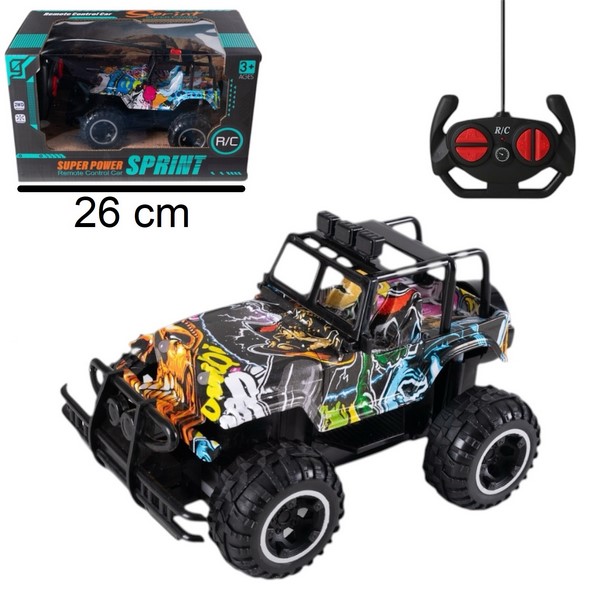Juguetes Radio Control - Jeep Grafitti, a pilas al por mayor