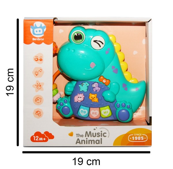 Juguetes Sonajero Musical de Bebé - Dino, a pilas al por mayor