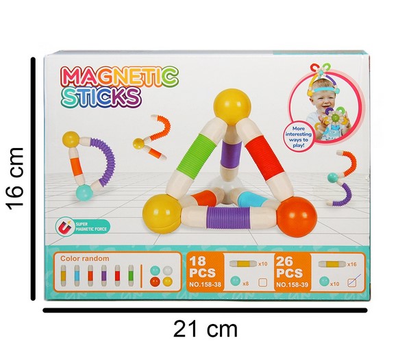Juguetes Magneticos - Palitos x26pcs, al por mayor
