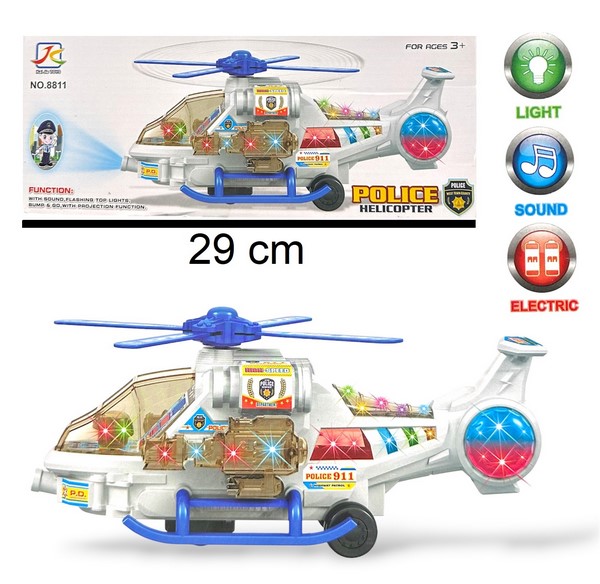 Juguetes Musical - Helicoptero Policía, a pilas al por mayor