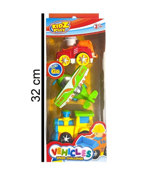 Juguetes Vehiculos x3 Coloridos, al por mayor