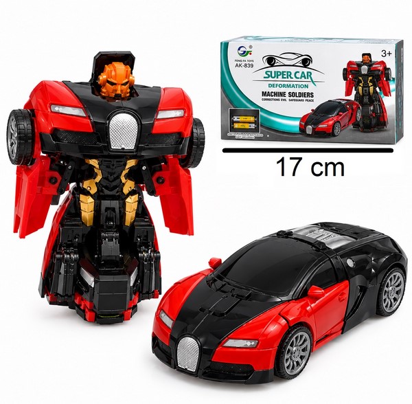 Juguetes Transformer Auto Musical, a pilas al por mayor