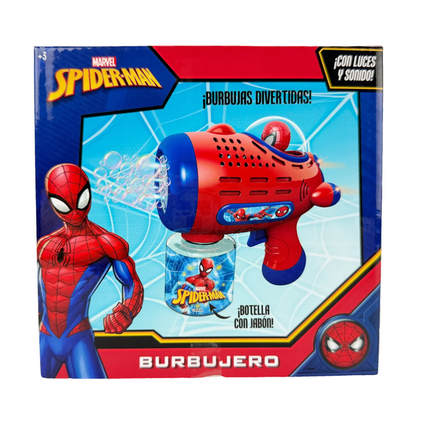 Juguetes Burbujero Pistola con Tanque - Spiderman, a pilas al por mayor