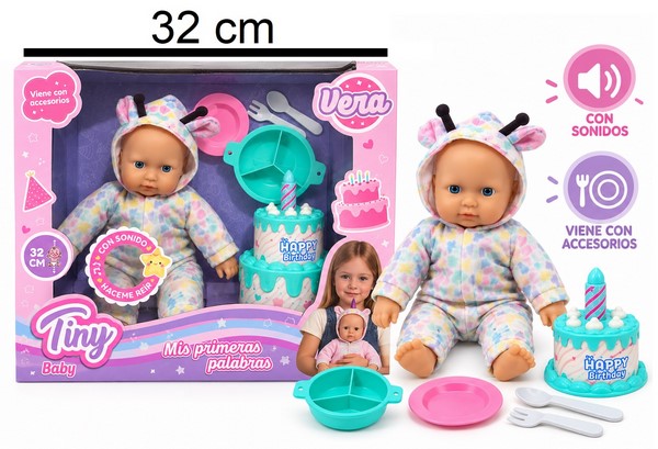 Juguetes Bebé Tiny - Feliz Cumple Vera, a pilas al por mayor