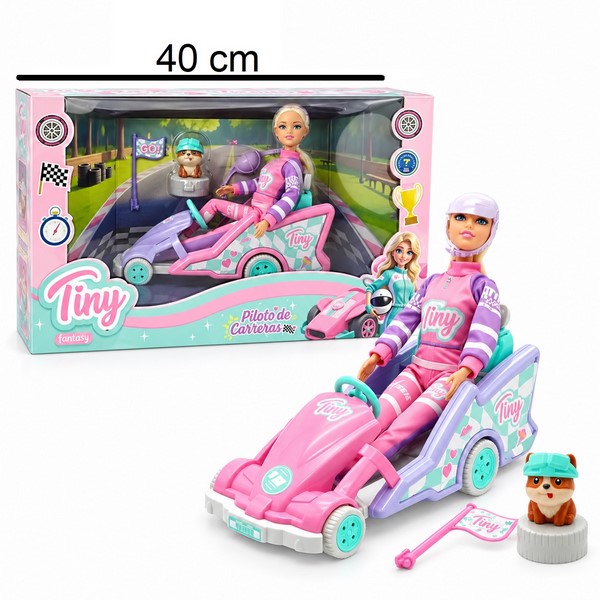 Juguetes Muñeca Tiny con Karting, al por mayor