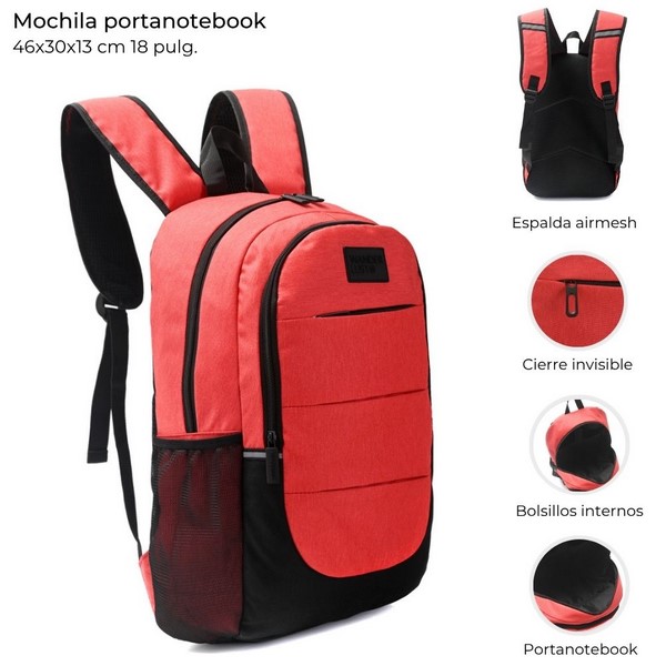Juguetes Mochila 18´´ Wanderlust Roja, al por mayor